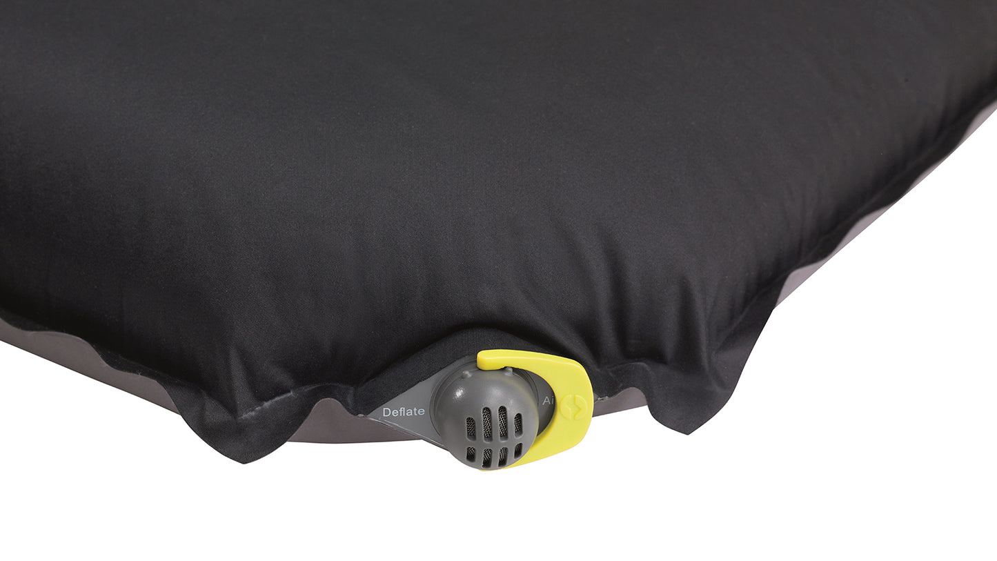 Коврик самонадувний Outwell Self-inflating Mat Sleepin Double 5 cm Black (400012)