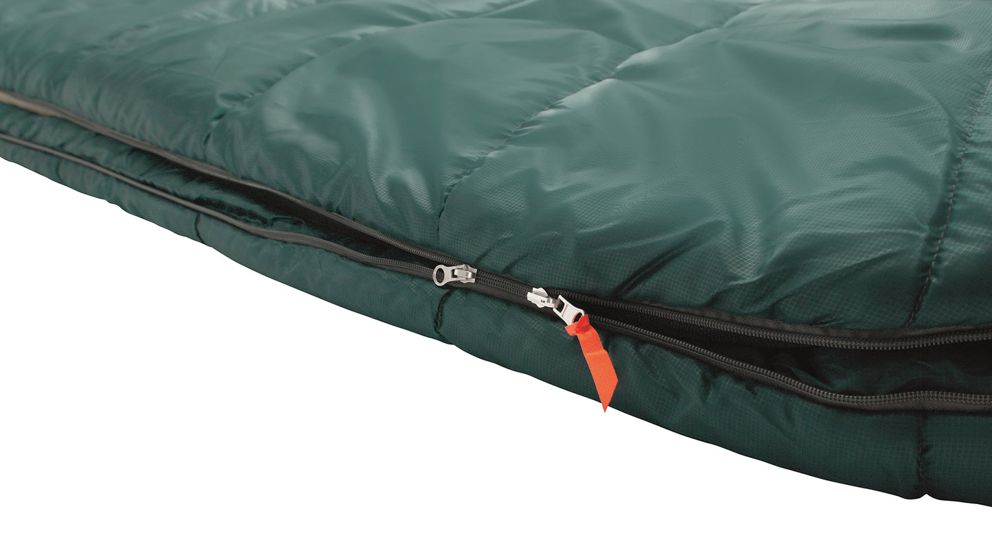 Спальний мішок Easy Camp Orbit 400/-9°C Petrol Blue Left (240161)