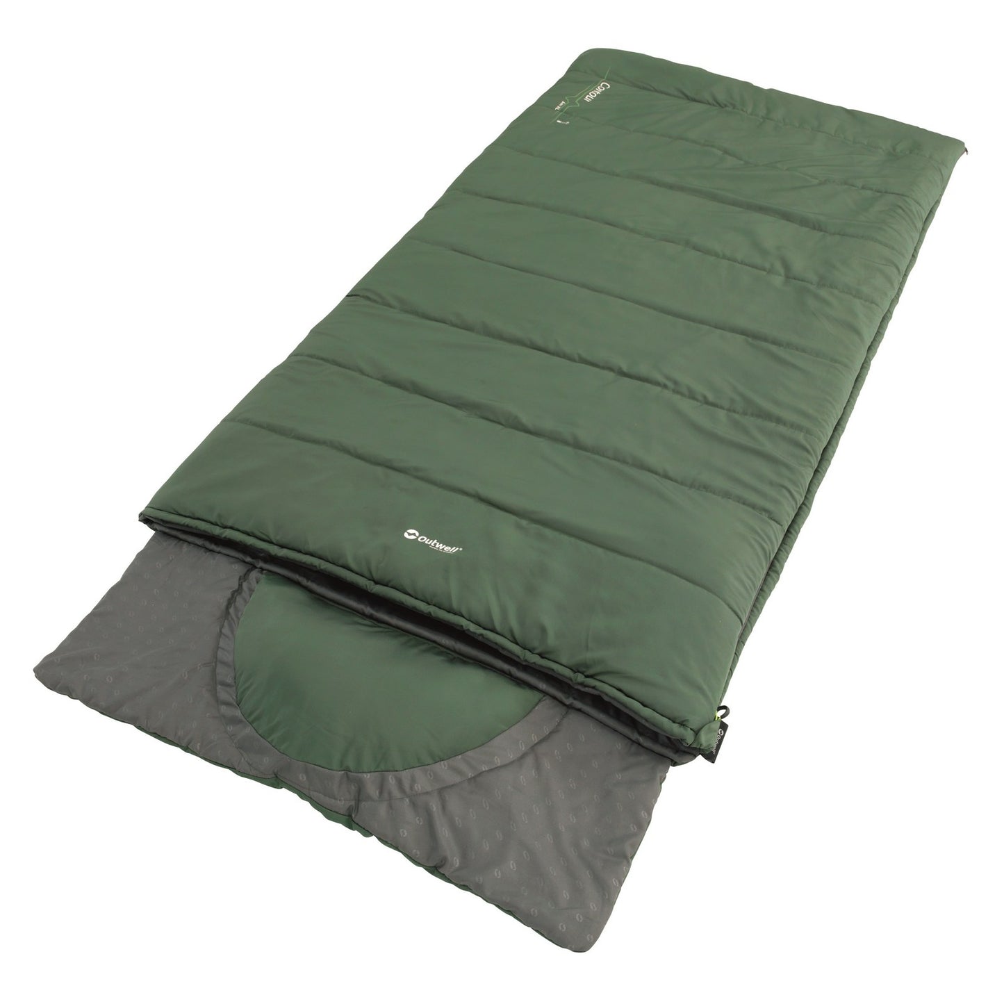 Спальний мішок Outwell Contour Lux XL Реверсивний/-1°C Green Left (230299)