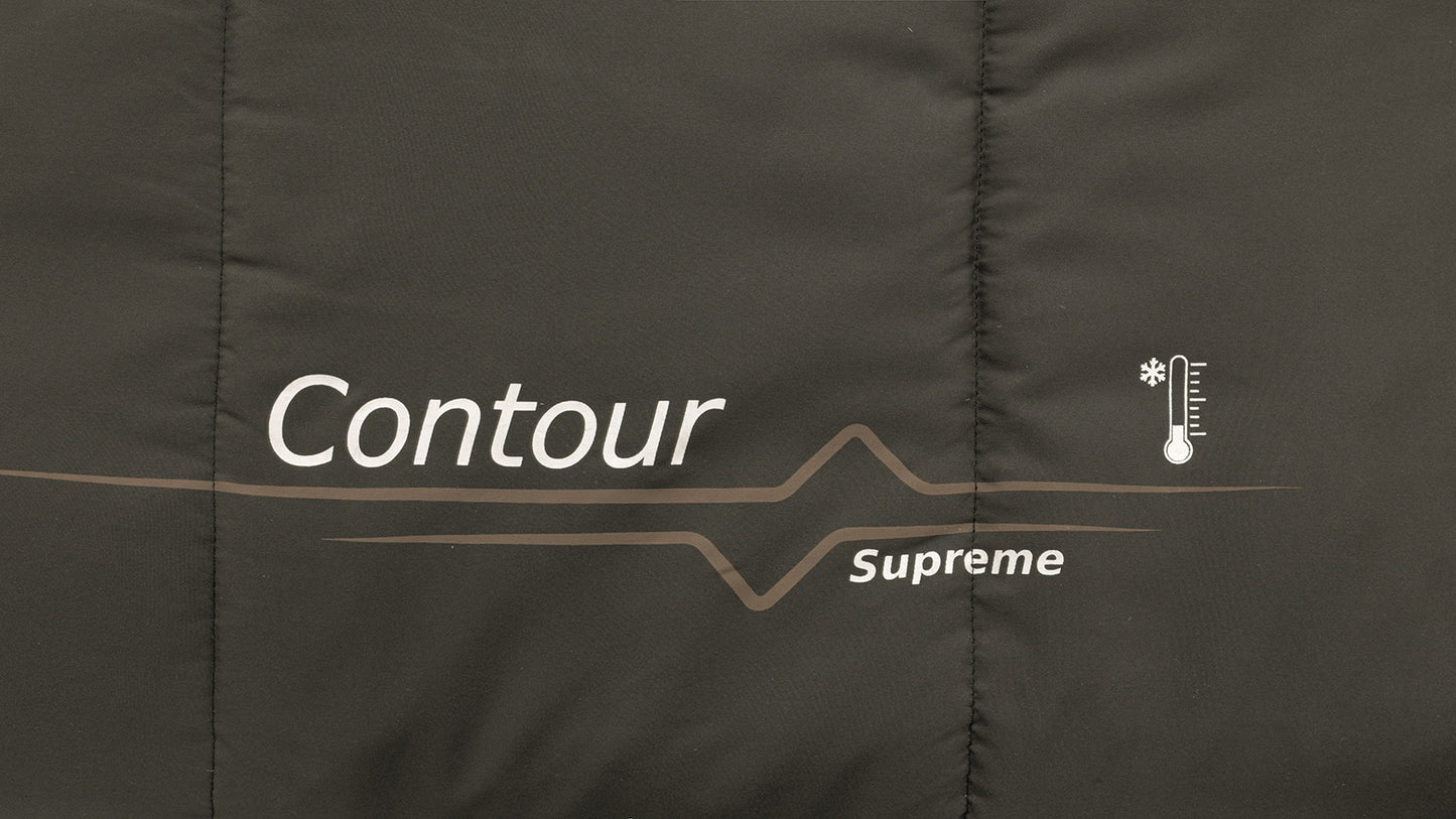 Спальний мішок Outwell Contour Supreme Reversible/-4°C Coffee Left (230369)