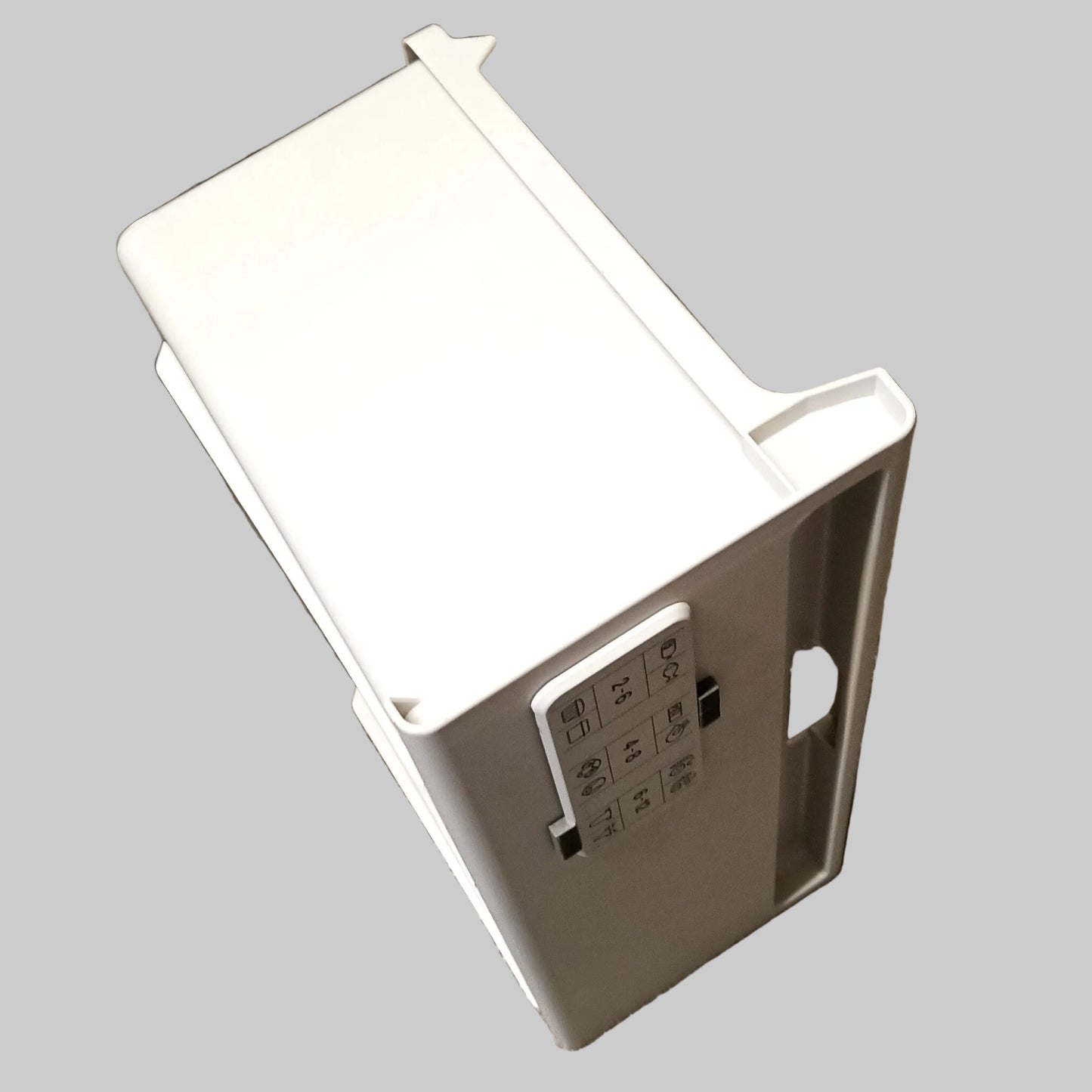 Выдвижной короткий белый ящик для холодильника 24*47*16.5(20)