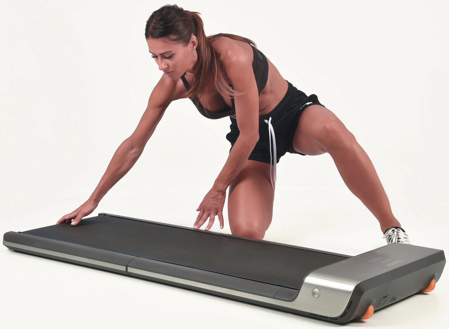 Бігова доріжка Toorx Treadmill WalkingPad with Mirage Display Mineral Grey (WP-G)