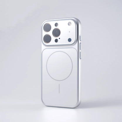 AG Glass Case With MagSafe — iPhone 15 Pro   — Silver