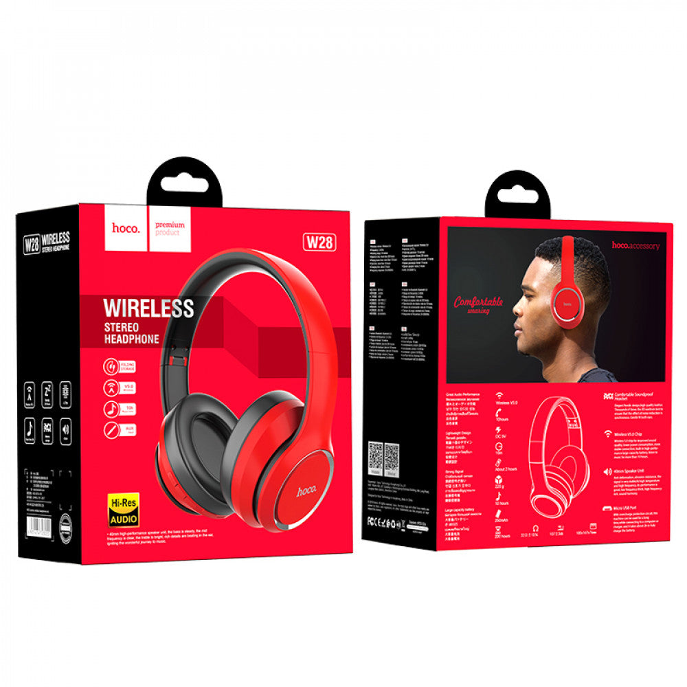 Навушники Bluetooth Hoco W28 Journey — Black