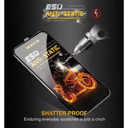 Защитное стекло Super X ESD Antistatic iPhone 16 Plus (Black)