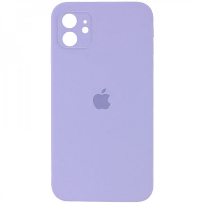Original Silicone Case with protective camera iPhone 16 Pro Max — Lavender (41)