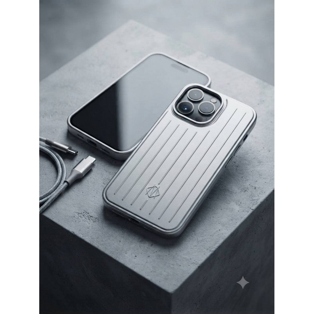 Накладка Чехлы Rimova Metal Case iPhone 16 Pro Max — Silver