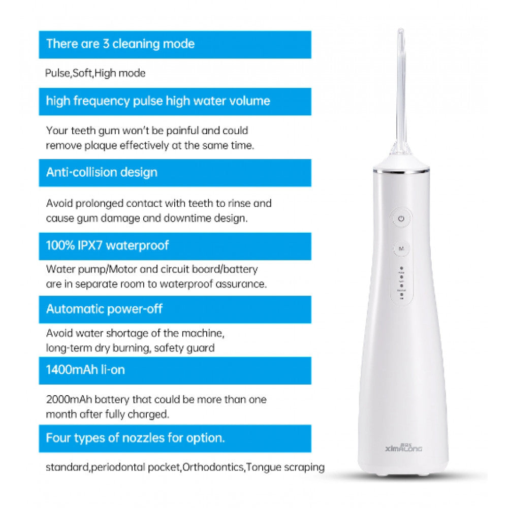 Ручна стоматологічна машина для промивання IPX7 180ml