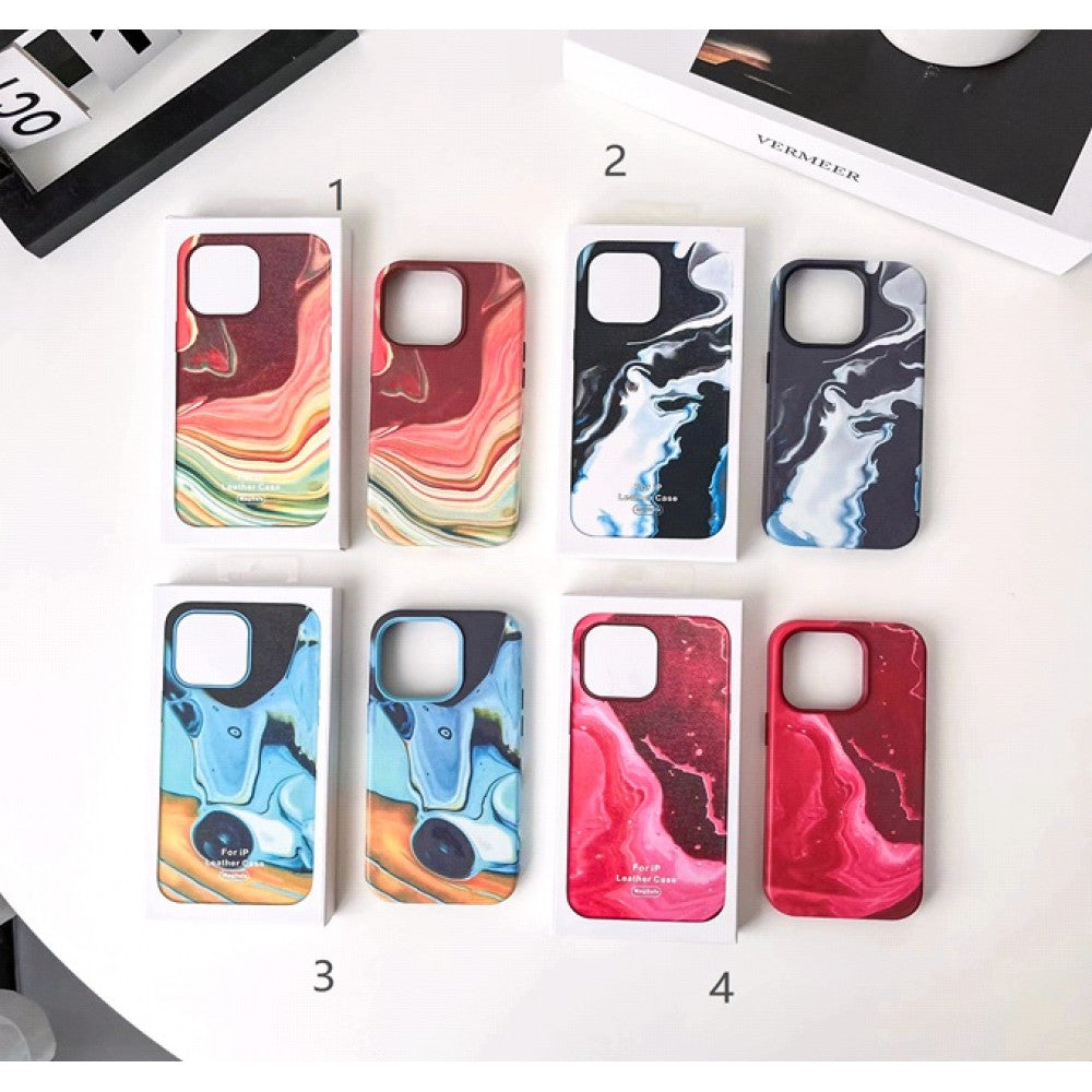 Накладка Чохли Marble Case with MagSafe iPhone 11 Pro — Black