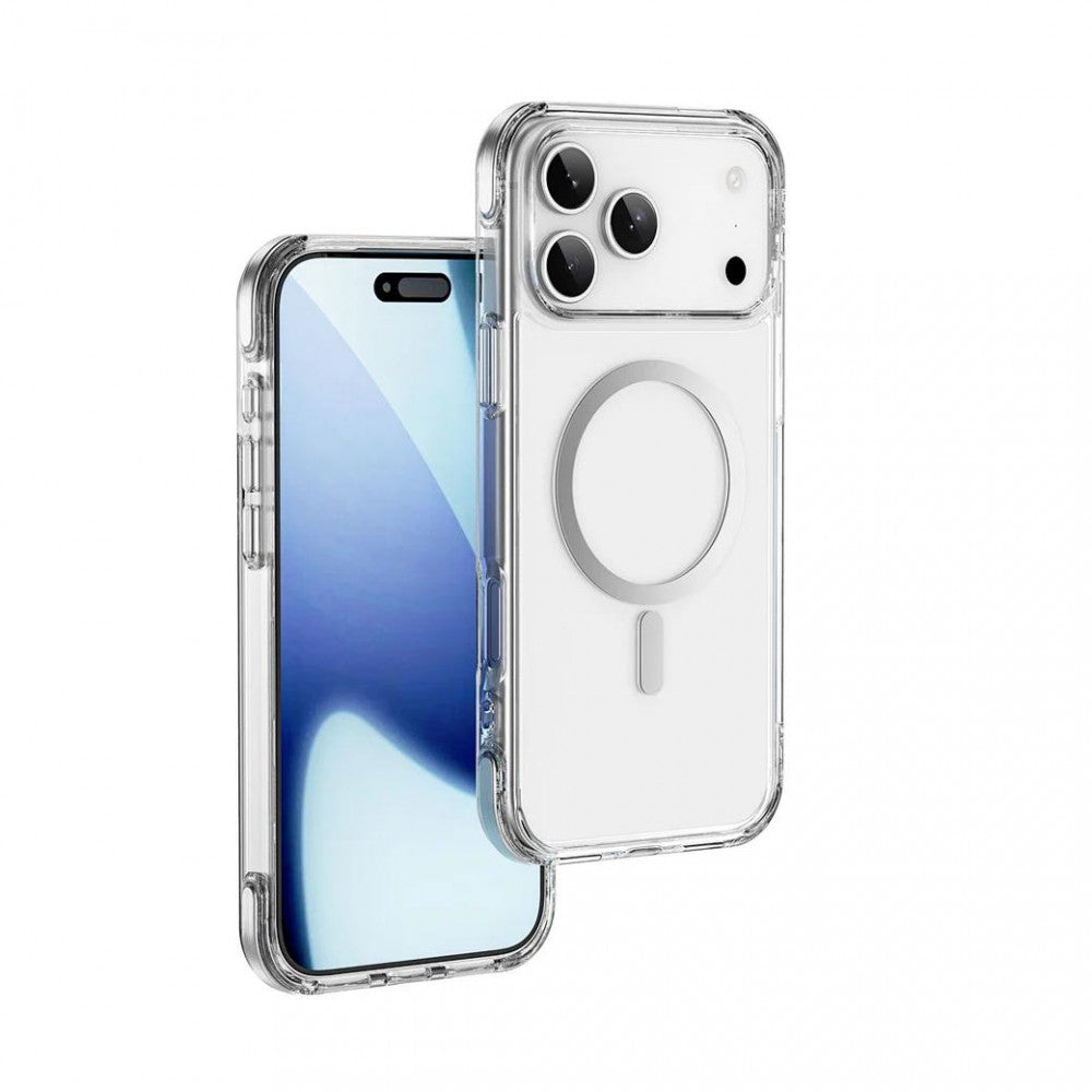Накладка Чехлы Titanium Case With MagSafe MCC-702 — iPhone 17 Pro — Transparent