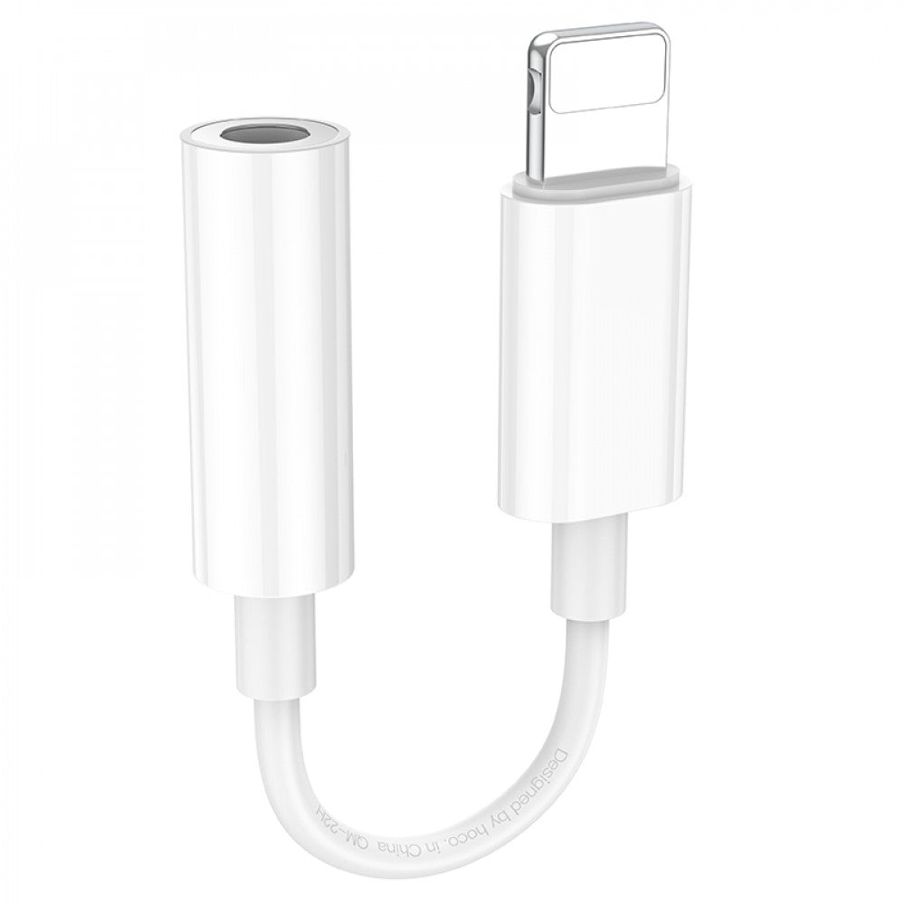 Adapter Lightning To 3.5mm — Hoco LS34 — White