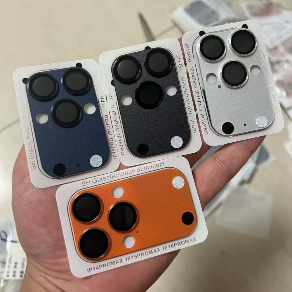 Fake Camera Glass Plastic Color — iPhone 15-16 Pro Max — Black