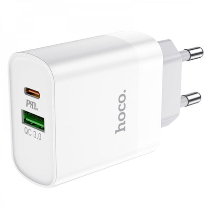 Home Charger 20W PD QC3.0 Hoco C80A — White