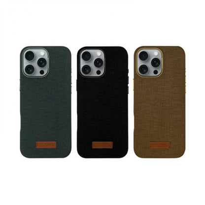 Polo Leonard Leather Case iPhone 16 Pro — Grey