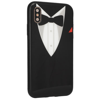 Glass with print TPU Case iPhone Xs — Costume