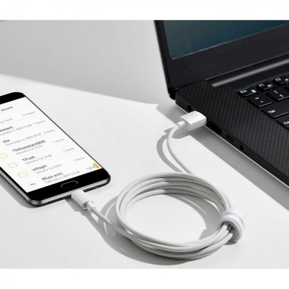 Кабель Micro 2.1A (1.5m) Baseus (TZCAMZJ) Simple Wisdom (2PCS/Set — TZCAMZJ-02 White