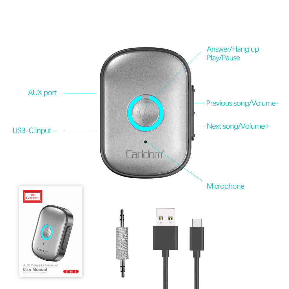 Bluetooth Audio Receiver Earldom ET-BR15