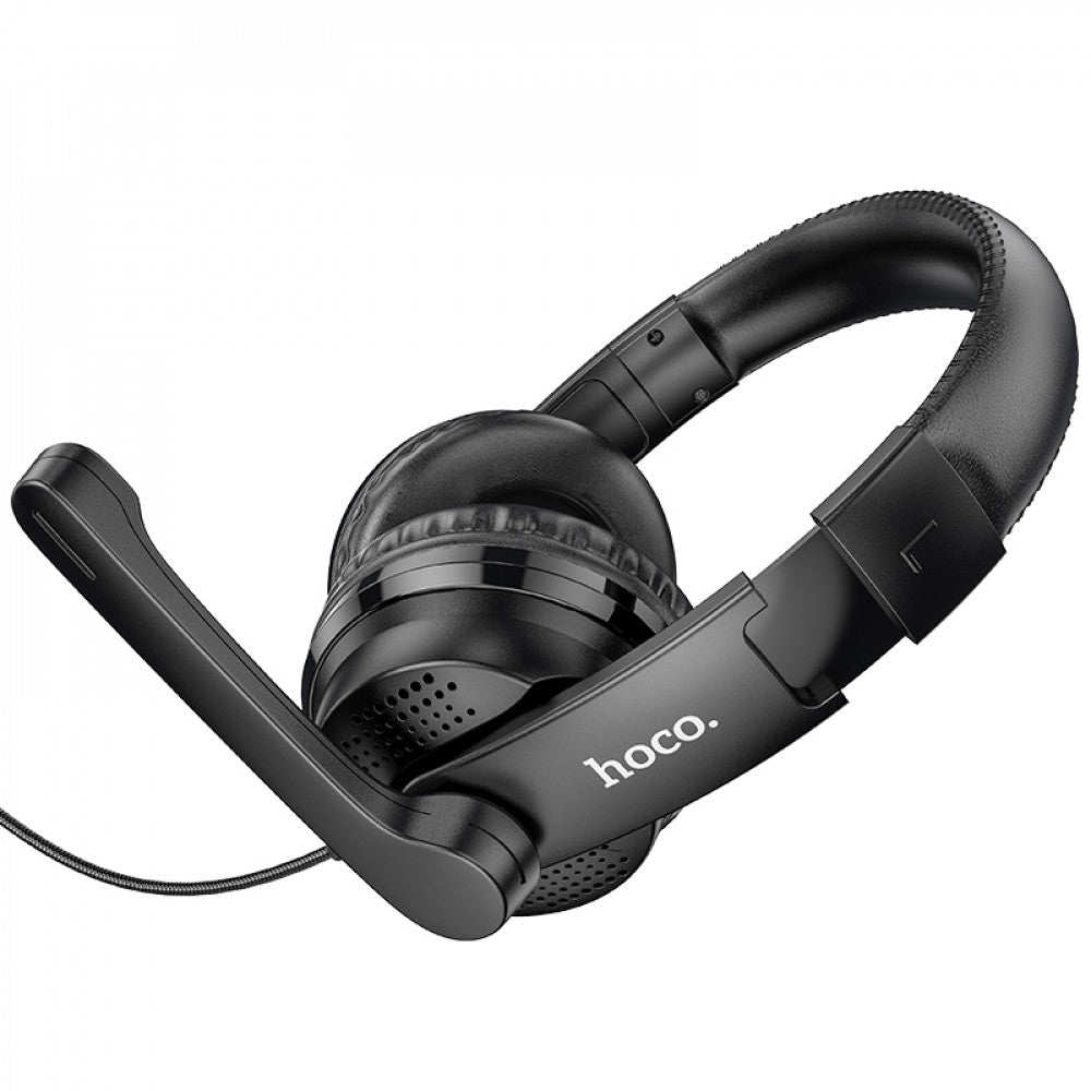 Gaming Headset 3.5mm & USB — Hoco W103 — Black