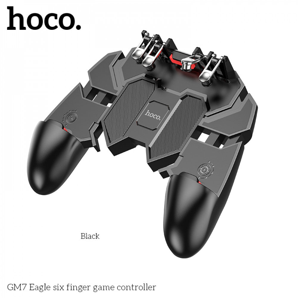 Game controller Hoco GM7 Eagle six finger — Black