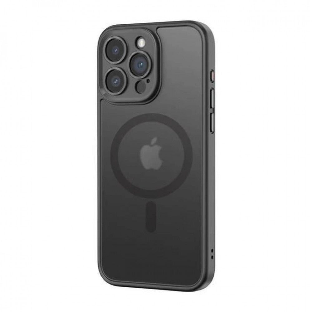 Rock Guard Anti-drop Series TPU Case with Magsafe iPhone 16 Plus — Titanium Black