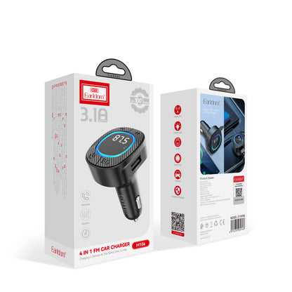 Fm Modulator MP3 Car Charger 3.0A 1U 1C Earldom ET-M106