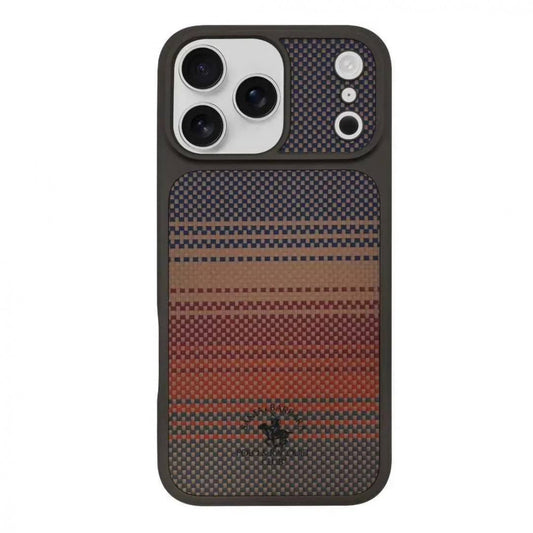 Накладка Чехлы Polo Kyle Leather Case with Magsafe iPhone 17 Pro — Navy Blue