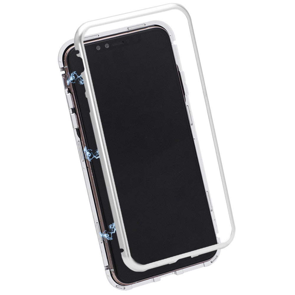 Magnetic Suction With Glass Shell - iPhone Xs Max - Red