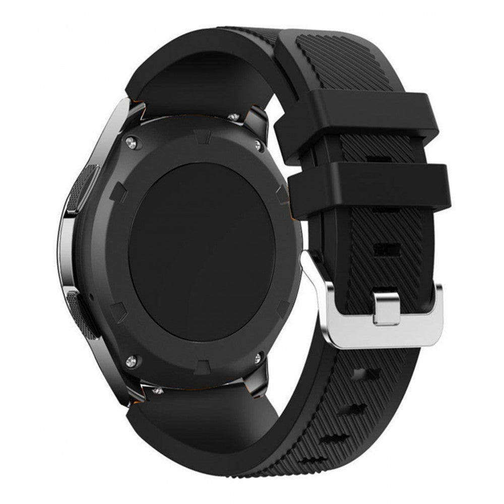 Ремінець Silicone Band Універсальний 22 mm — Black