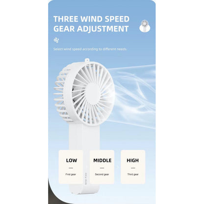 Портативный мини вентилятор WT-F58 - 1200 mAh — Biege