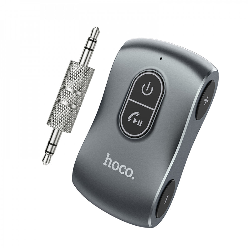 Bluetooth Audio Receiver Hoco E73 — Metal Grey