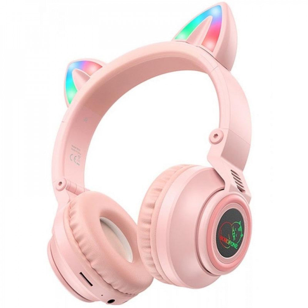 Навушники Bluetooth Borofone BO18 Cat ear 