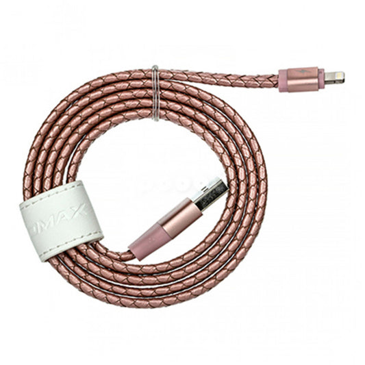 Кабель Lightning 2.4A (1m) Momax DL2 — Rose Gold