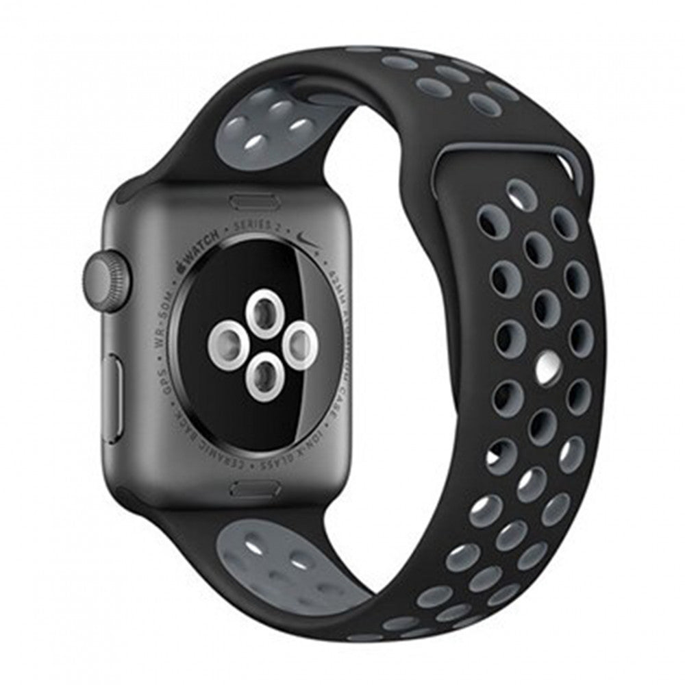 Ремінець Sport Nike — Apple Watch 42 mm | 44 mm | 45 mm | 49 mm — Midnight Blue & Black