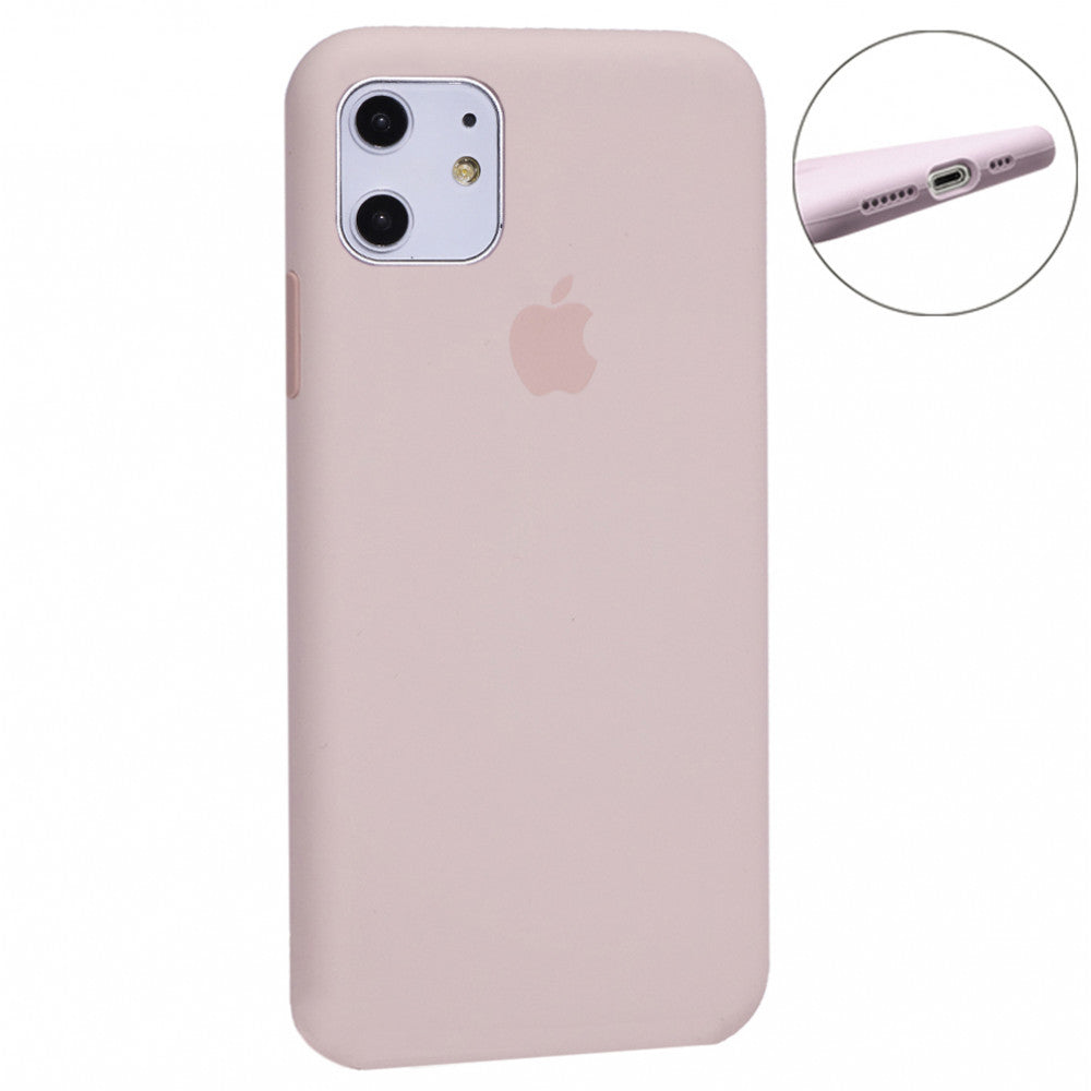 Original Silicone Case Full Size iPhone 11 - Neon Piink