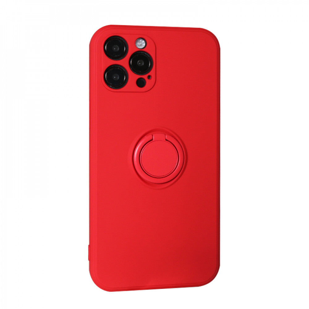 Ring Silicone Case iPhone 12 Pro 6.1" — Red