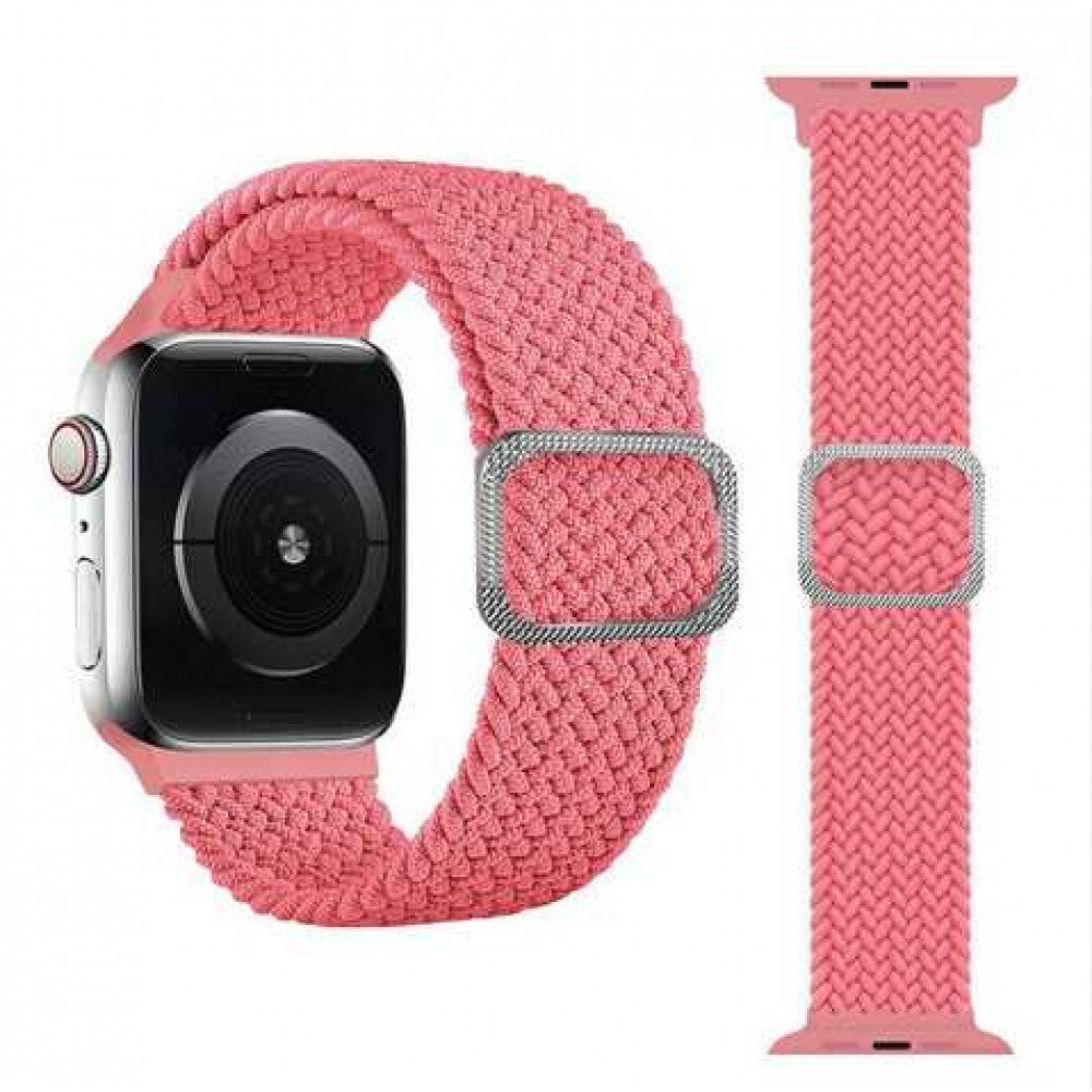 Ремінець Braided Apple Watch 42 mm 44 mm 45 mm 49 mm — Pink