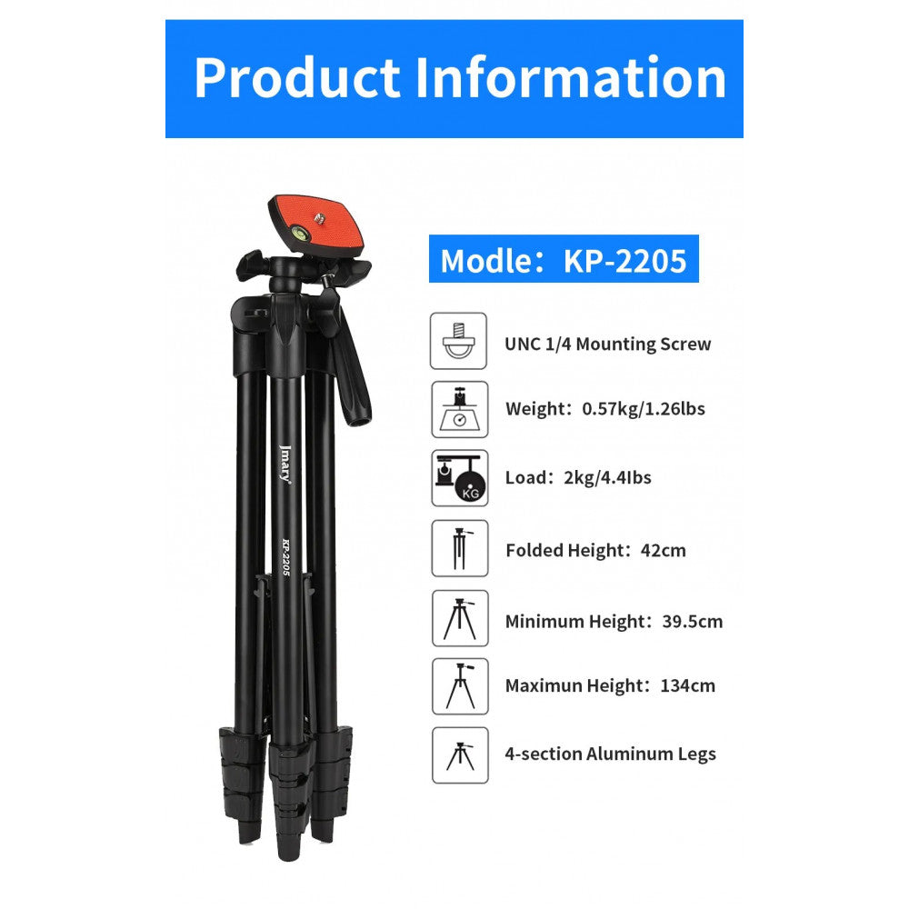 Tripod Multifunctional 1,35m Jmary KP-2205