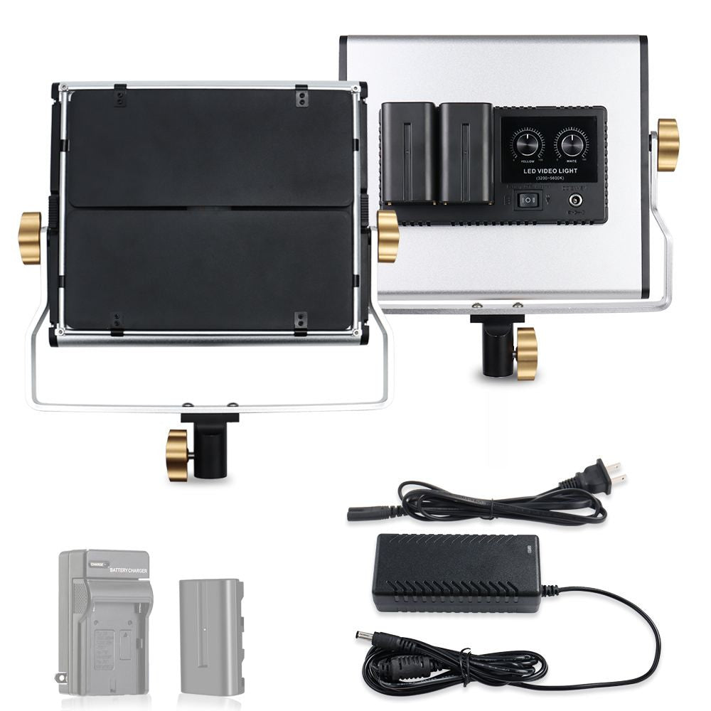 Лампа відеосвітло LED NEERWER NL660S 40W Bi-color LED 660pcs color 3300-5600K CRI 96+