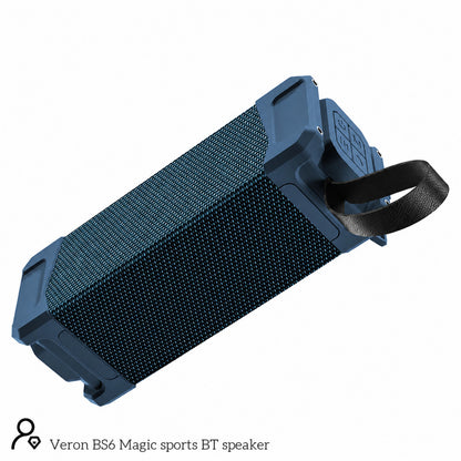 Портативна Bluetooth-колонка Veron BS6 — Navy Blue