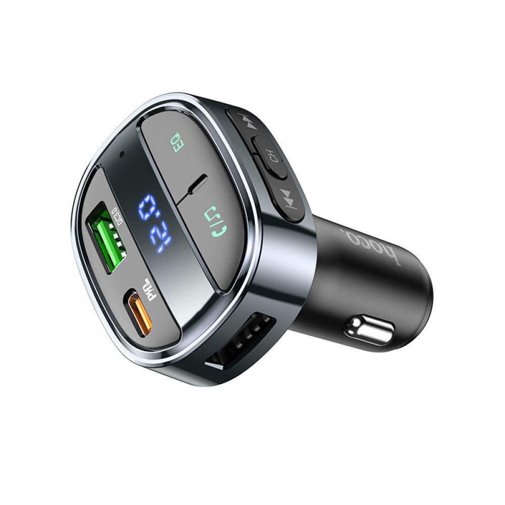 Fm Transmitter MP3 | Car Charger | 3.0A | PD30W | 1U — Hoco E70  — magic night