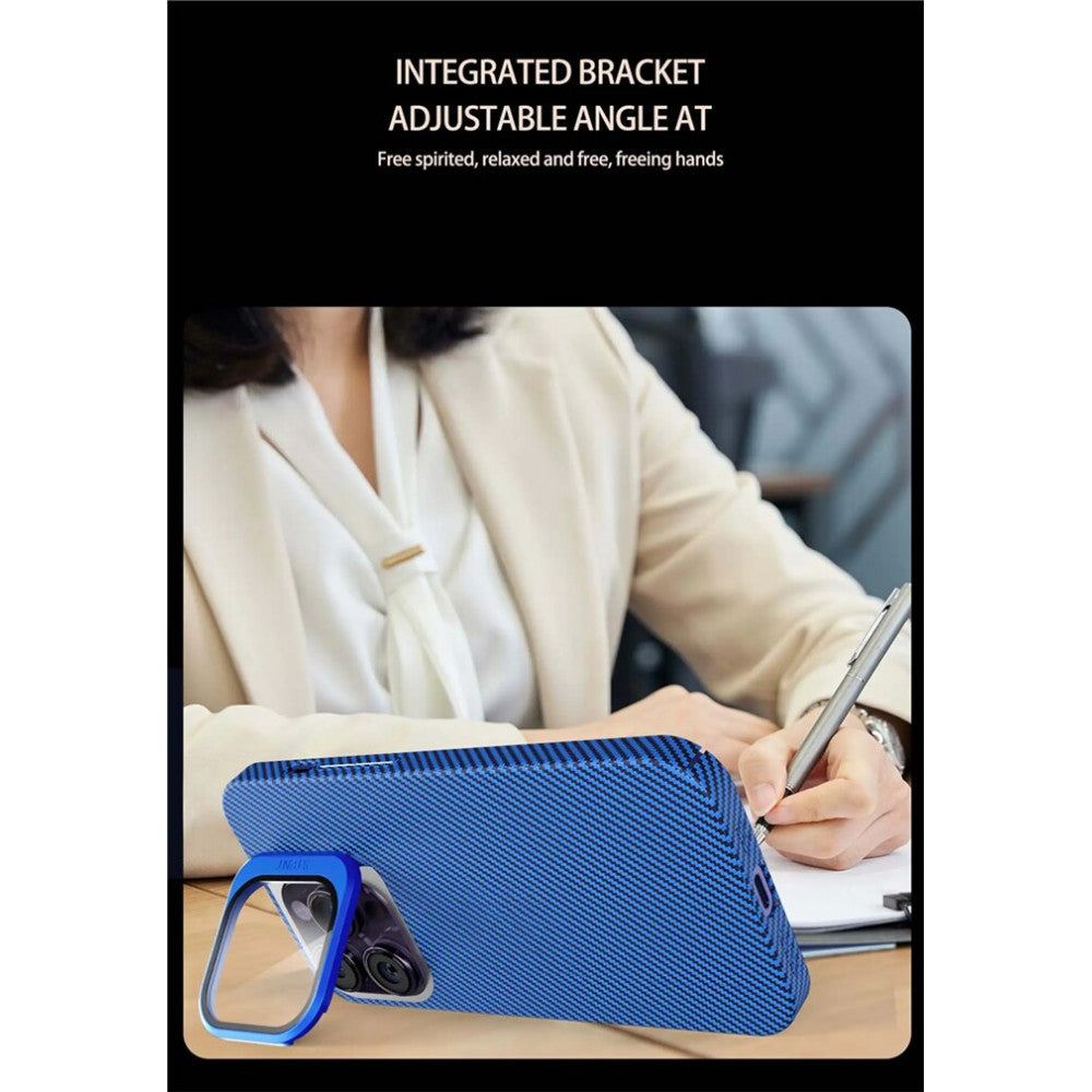 Camera Stand Carbon Case iPhone 13 — Black