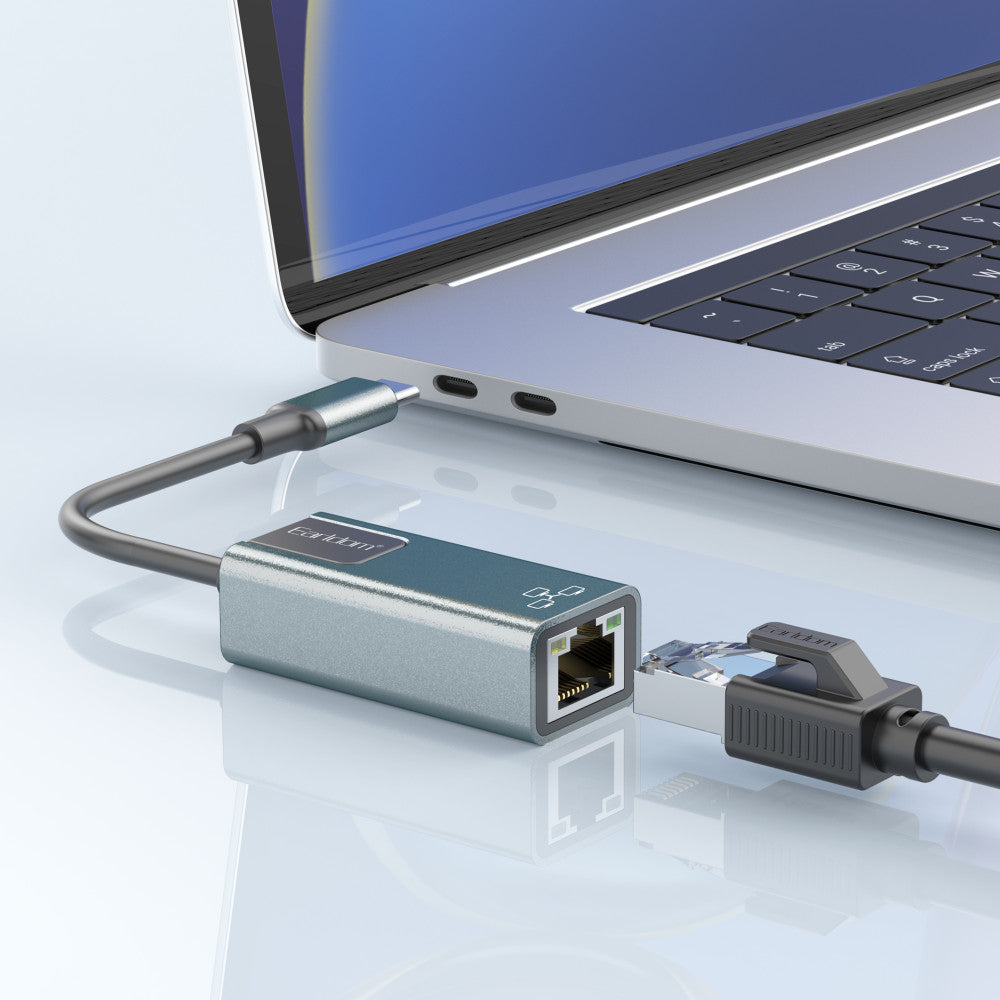 USB C Ethernet Adapter 100 gigabit — Earldom ET-NC2