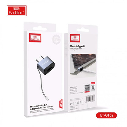 Adapter USB C To Micro Earldom ET-OT62 2.0