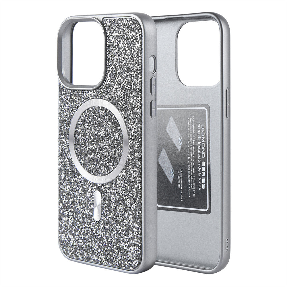 Swarovski Case with MagSafe iPhone 16 Plus — Titanium Gray