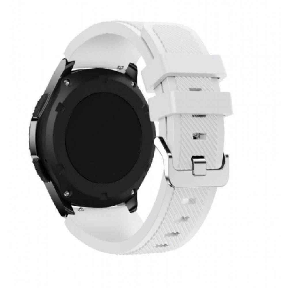 Ремінець Silicone Band Універсальний 22 mm — White