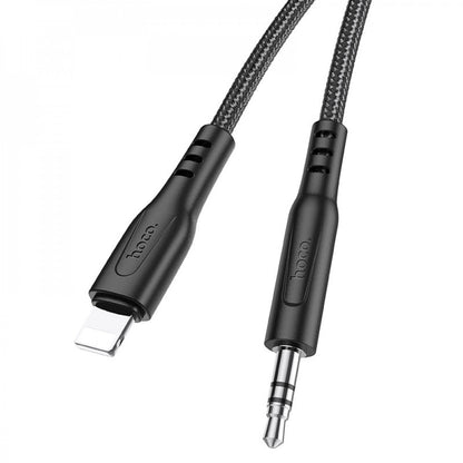 Cable Aux to Lightning Hoco UPA18 — Black