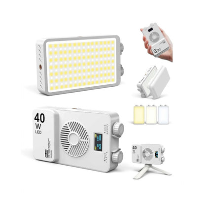 LED-видеосвет YM-K40, LED карманный заполнительный свет с аккумулятором