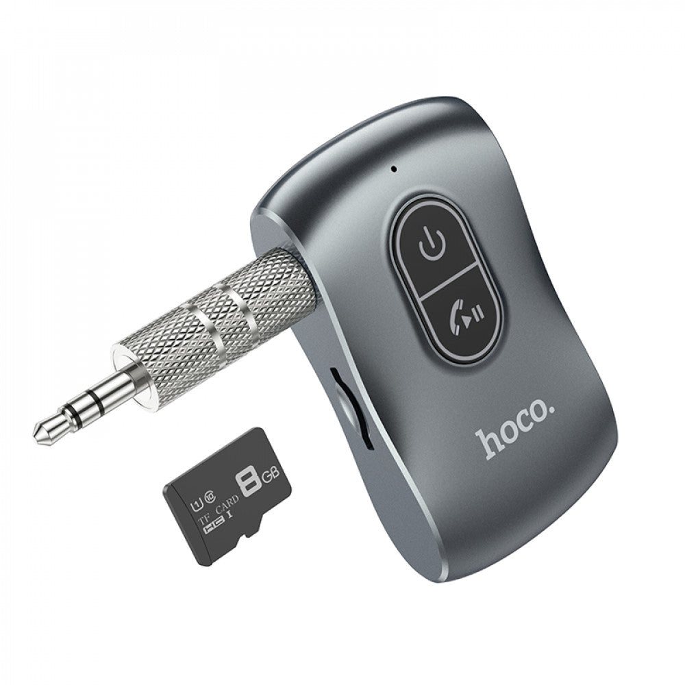 Bluetooth Audio Receiver Hoco E73 — Metal Grey