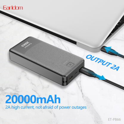 Power Bank 20000 mAh — Earldom ET-PB66
