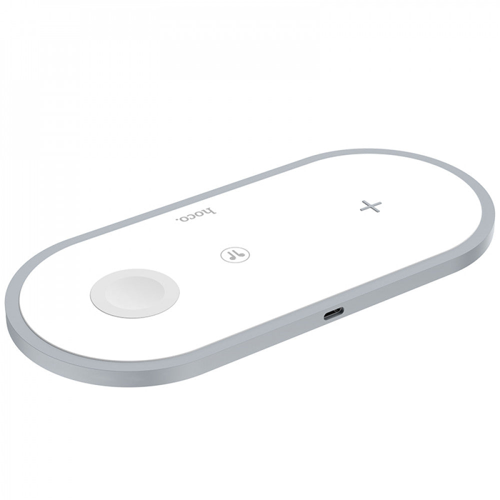 Wireless Charger 3 in 1 Hoco CW24 — White